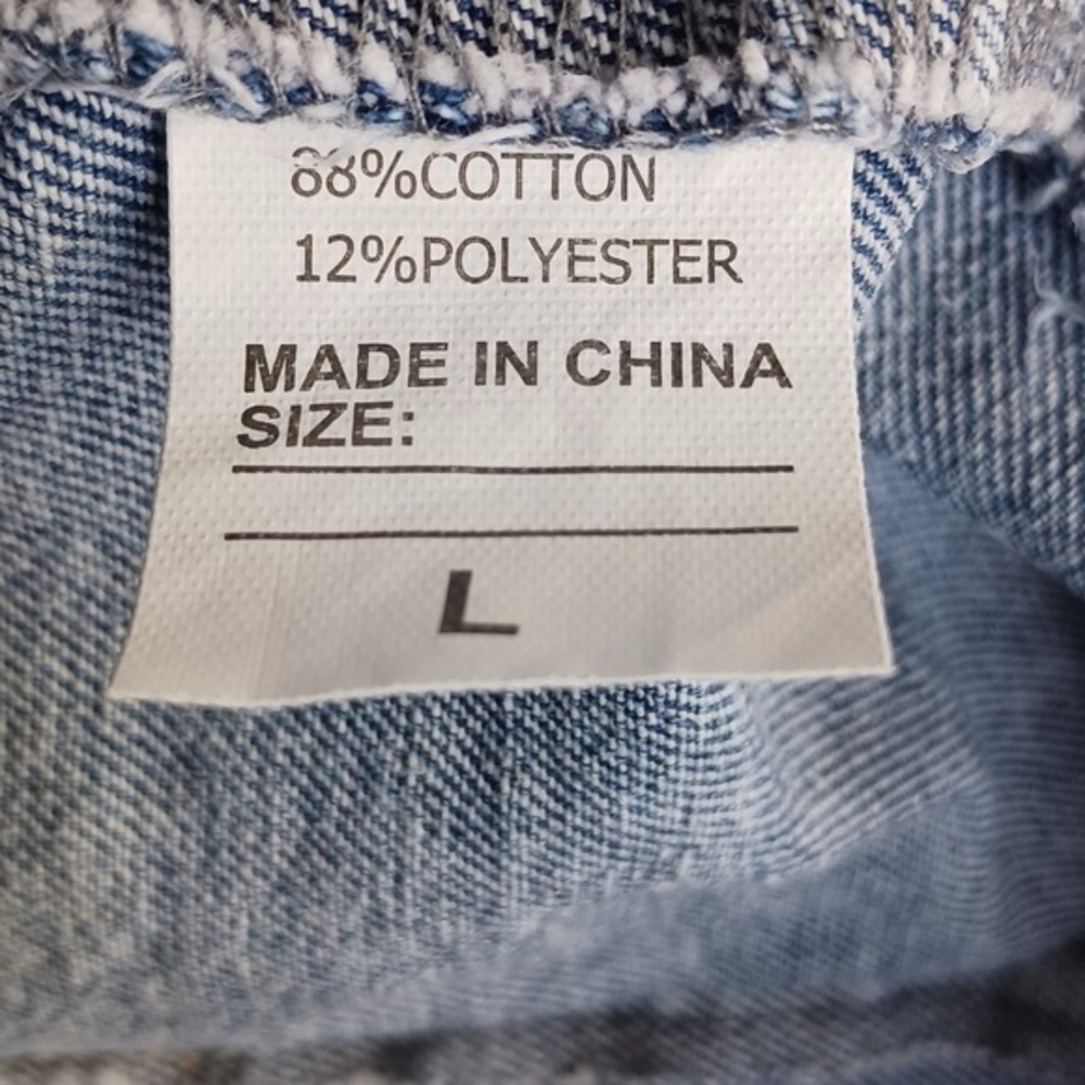 Jean jacket size L - Picture 4 of 5